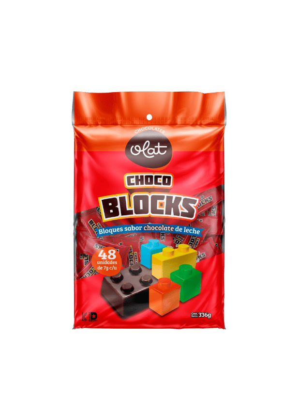 Choco Blocks (bloque sabor chocolate de leche)