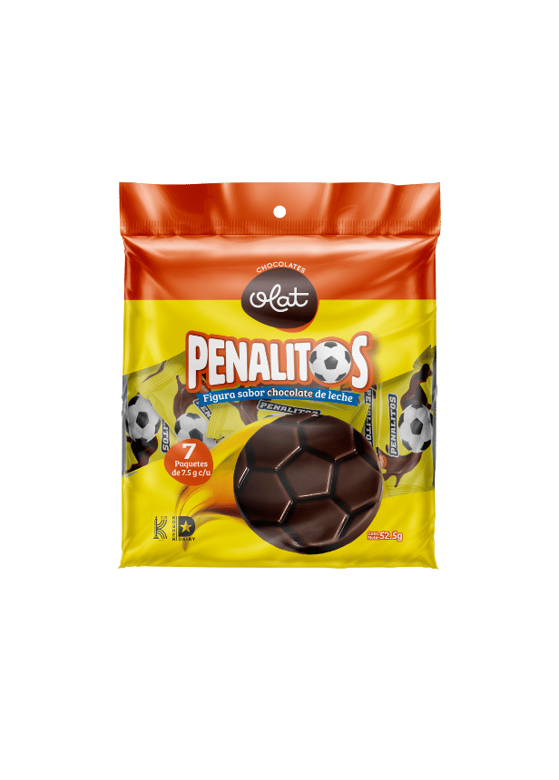 Penalitos (figura sabor chocolate de leche)