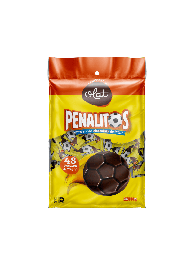 Penalitos (figura sabor chocolate de leche)