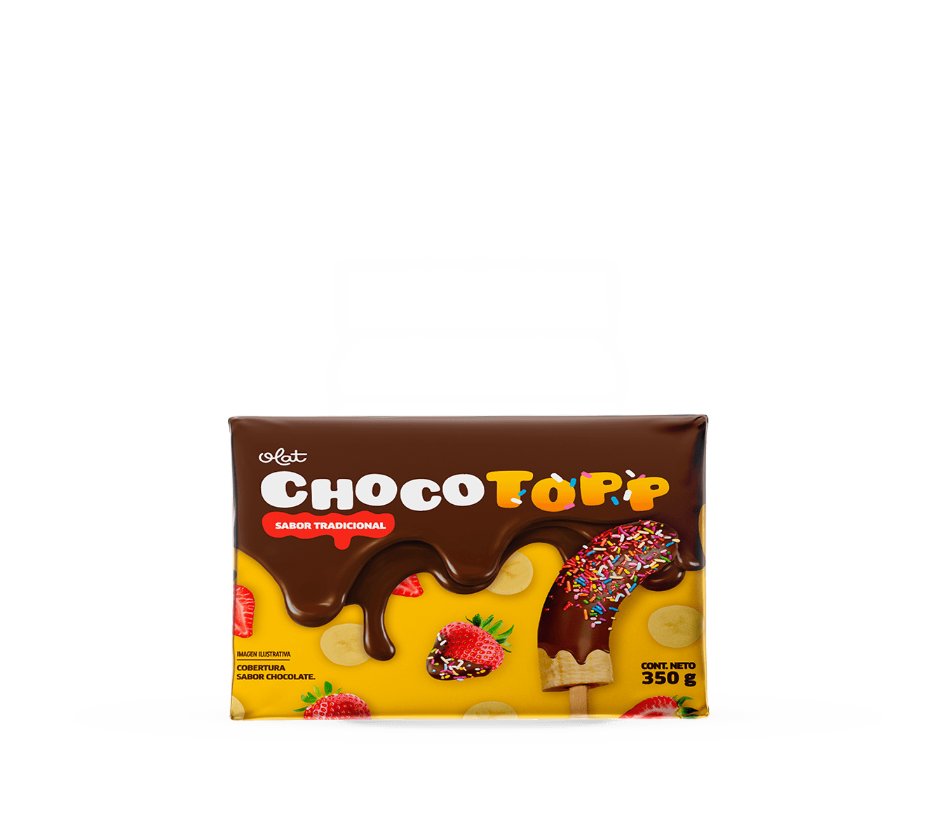 ChocoTopp (cobertura sabor chocolate para helados y fruta congelada)