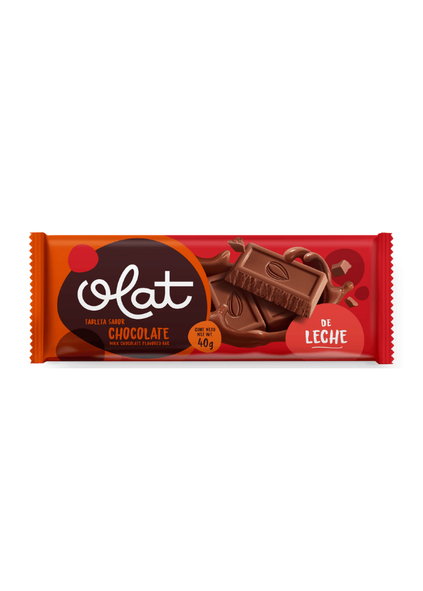 Tableta sabor chocolate de leche