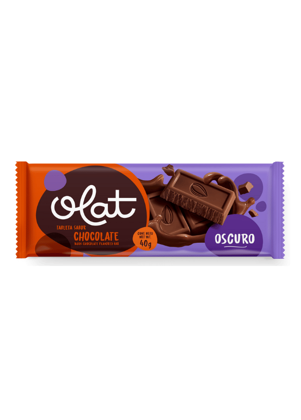 Tableta sabor chocolate oscuro